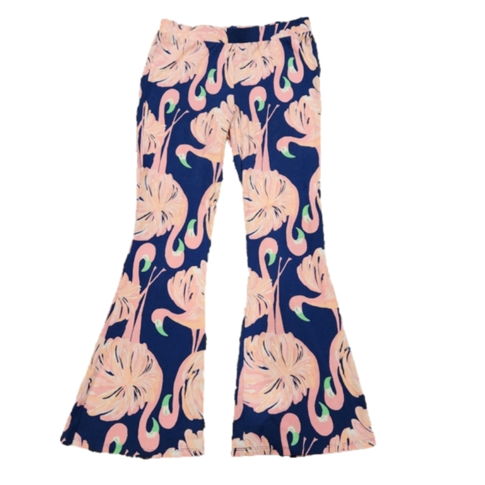 Lilly Pulitzer “Gimme Some Leg” Tola Flared Pants Large (8/10)